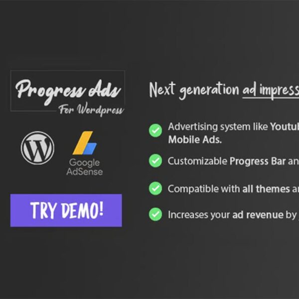 Progress Ads – WordPress Adsense & Banner Plugin
