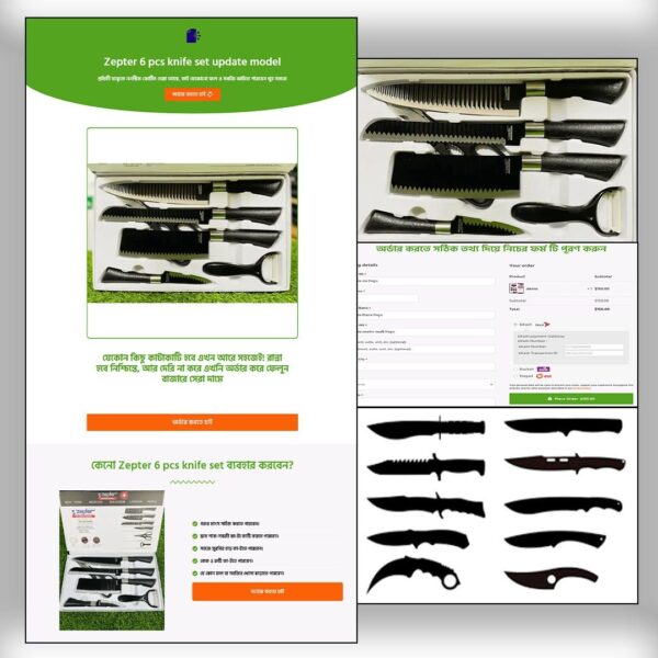 Zepter Premium 6-Piece Knife Set – Cartflows Landing Page